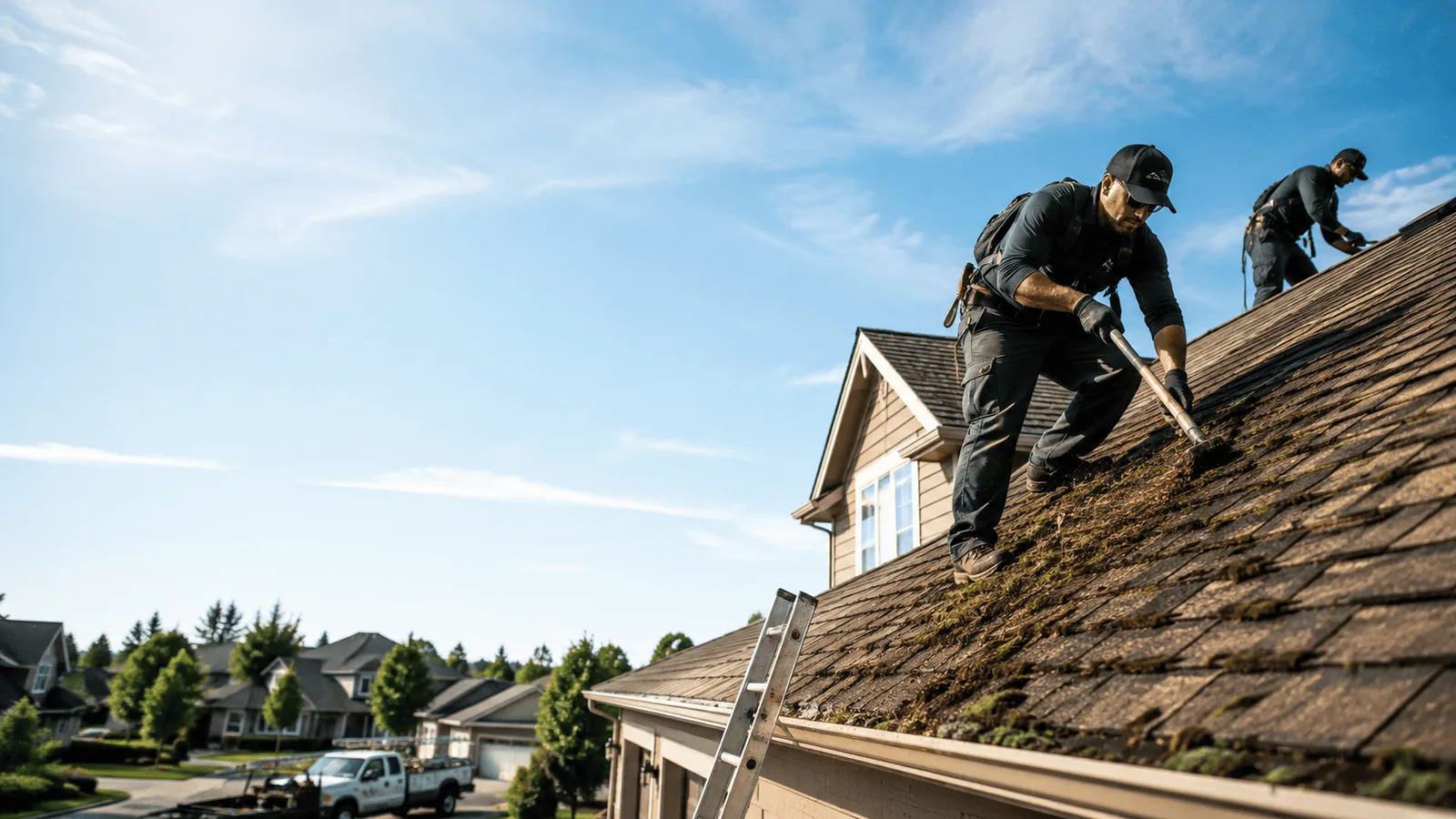 Roof Moss Removal in Cuba, IL near me